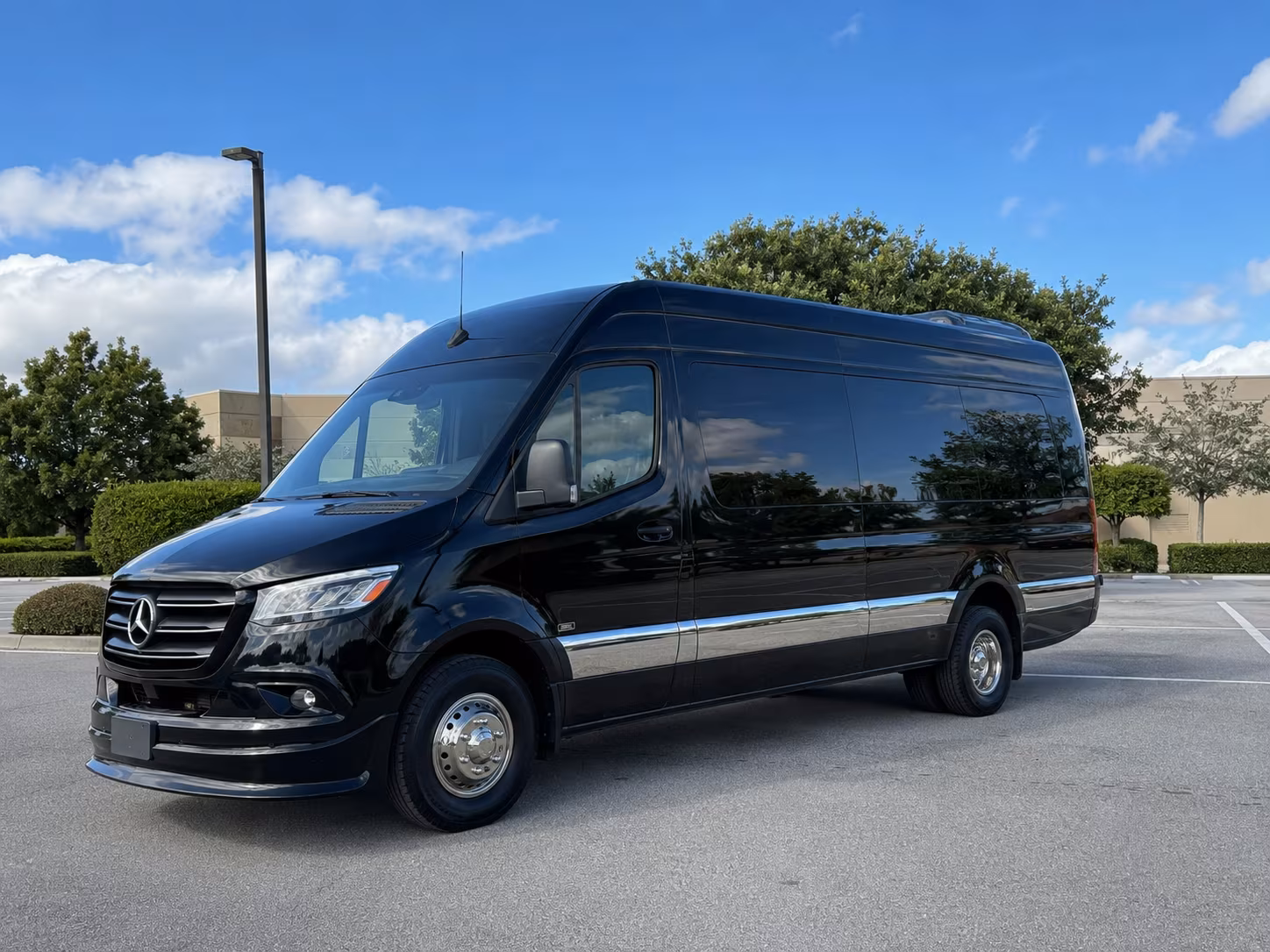 Las Vegas Airport Shuttle & Transportation party bus exterior