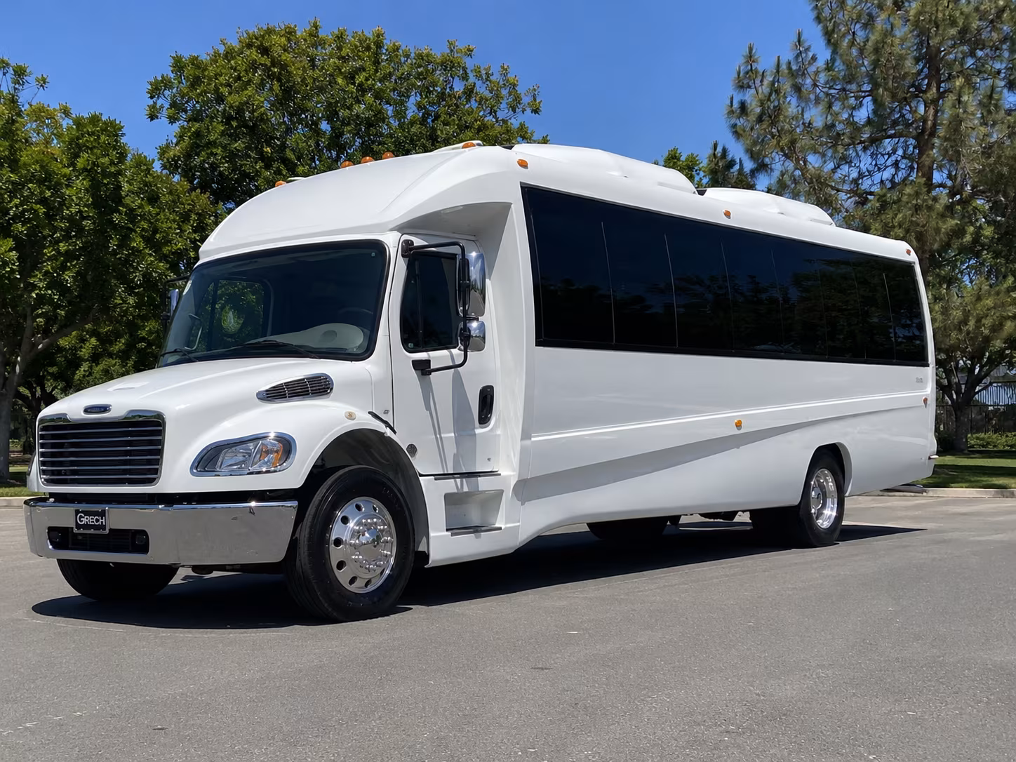 Las Vegas Bachelor & Bachelorette Transportation party bus exterior