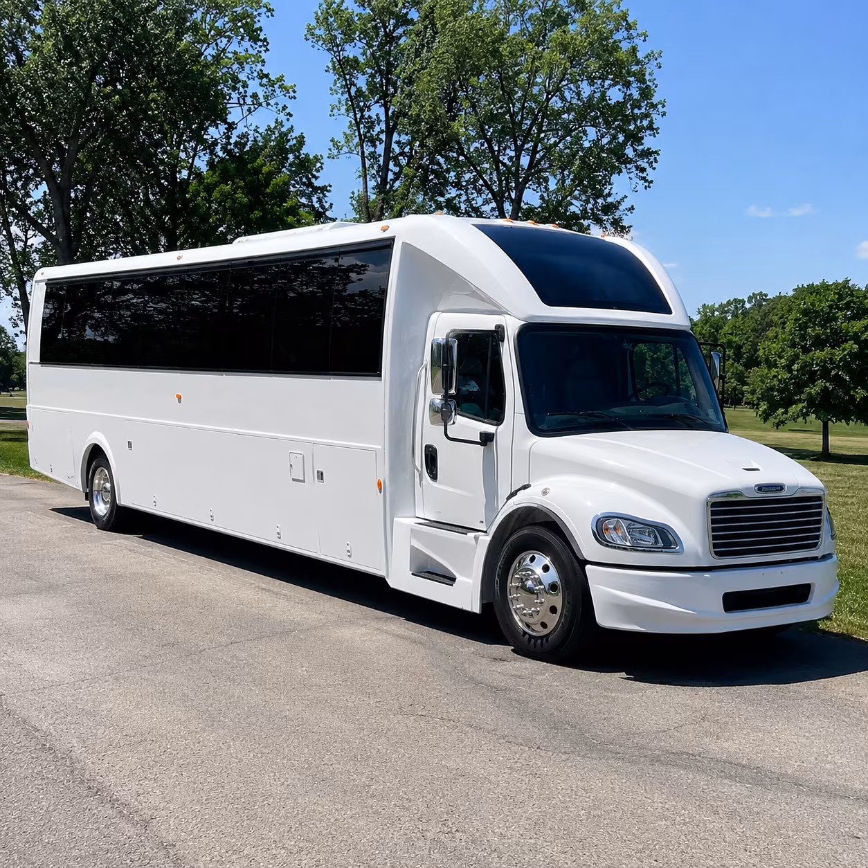 Las Vegas Birthday, Sweet 16, & Quinceañera Transportation party bus exterior