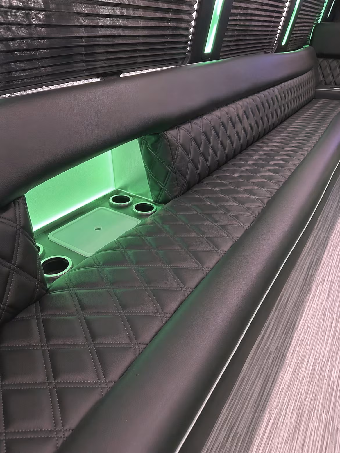 Las Vegas Concert & Music Festival Transportation party bus interior
