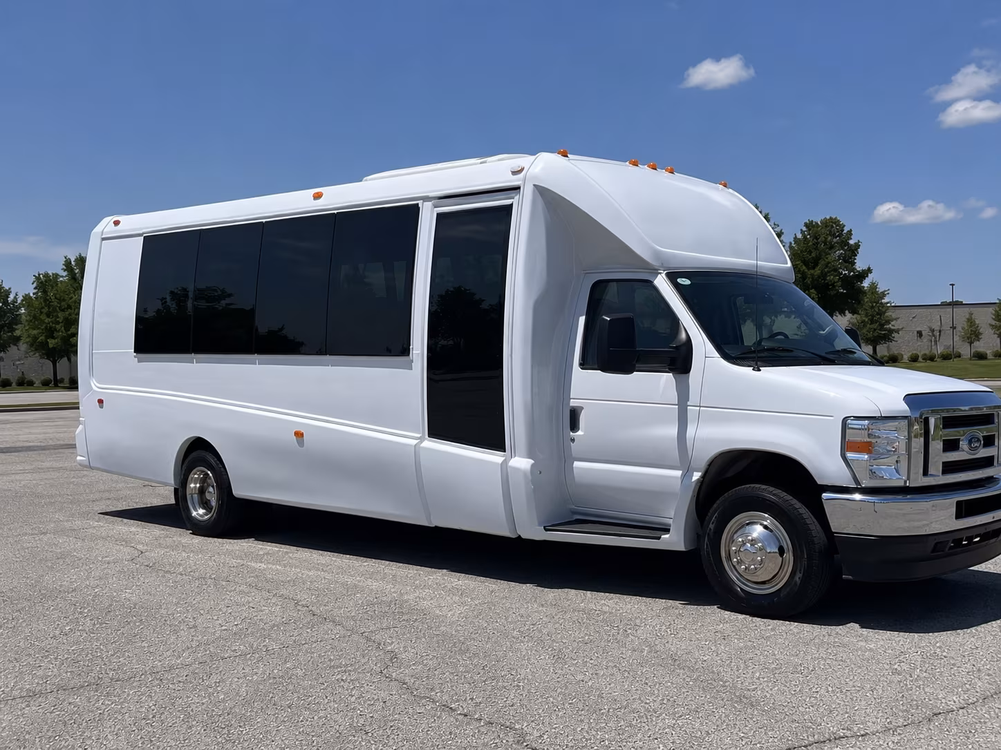 Las Vegas Private Event Transportation party bus exterior