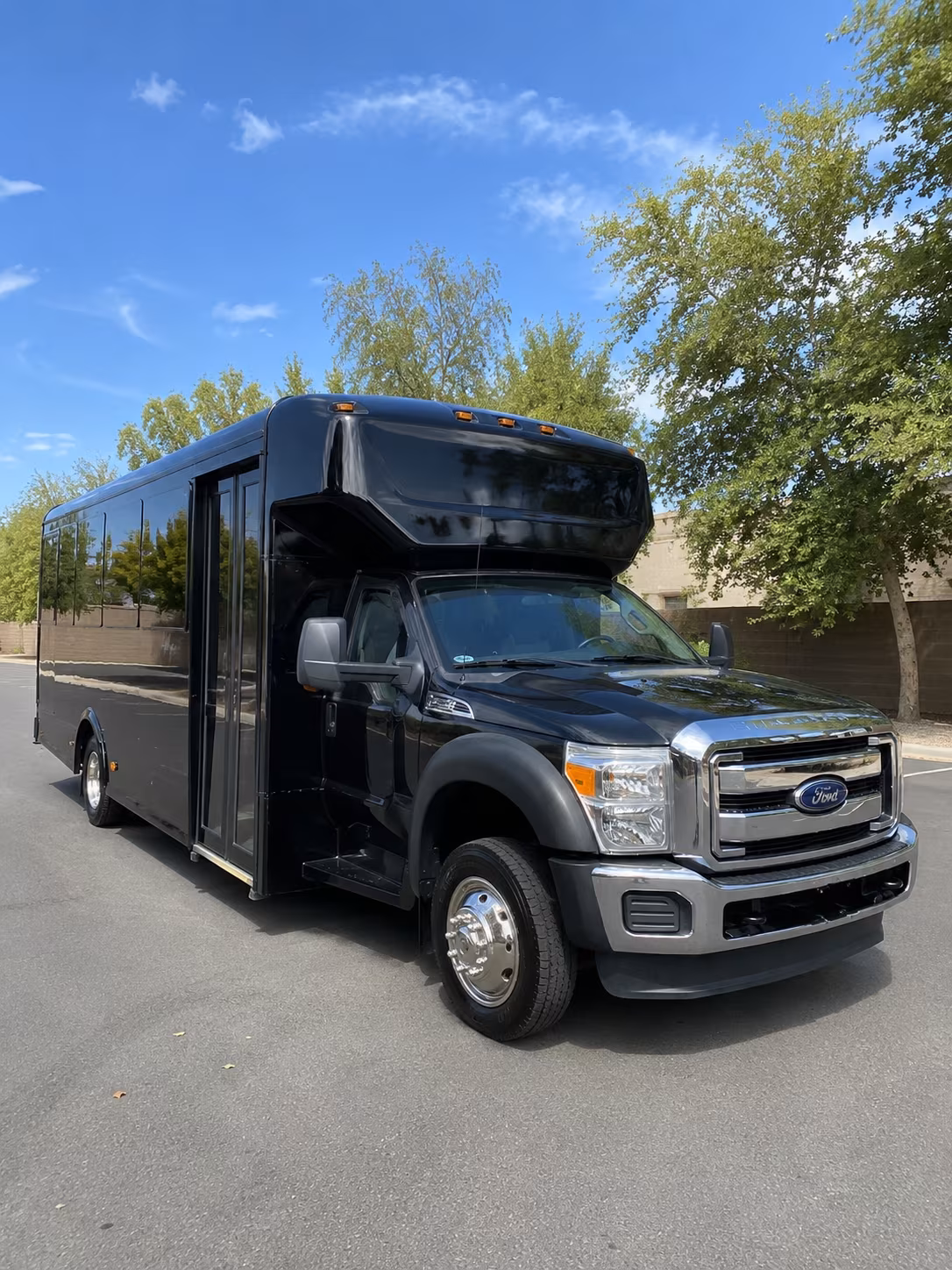 Las Vegas Prom & Homecoming Transportation party bus exterior