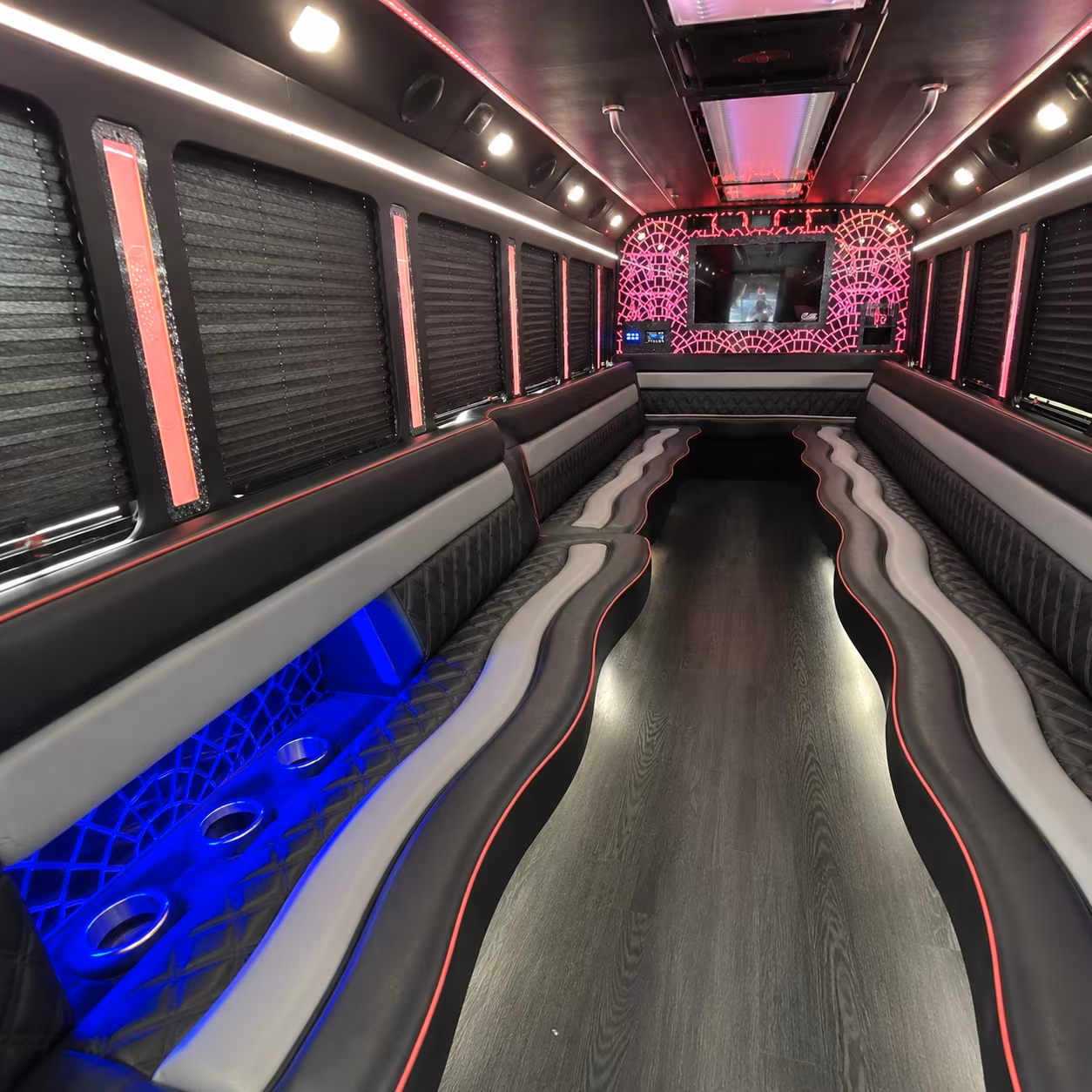 Las Vegas Prom & Homecoming Transportation party bus exterior