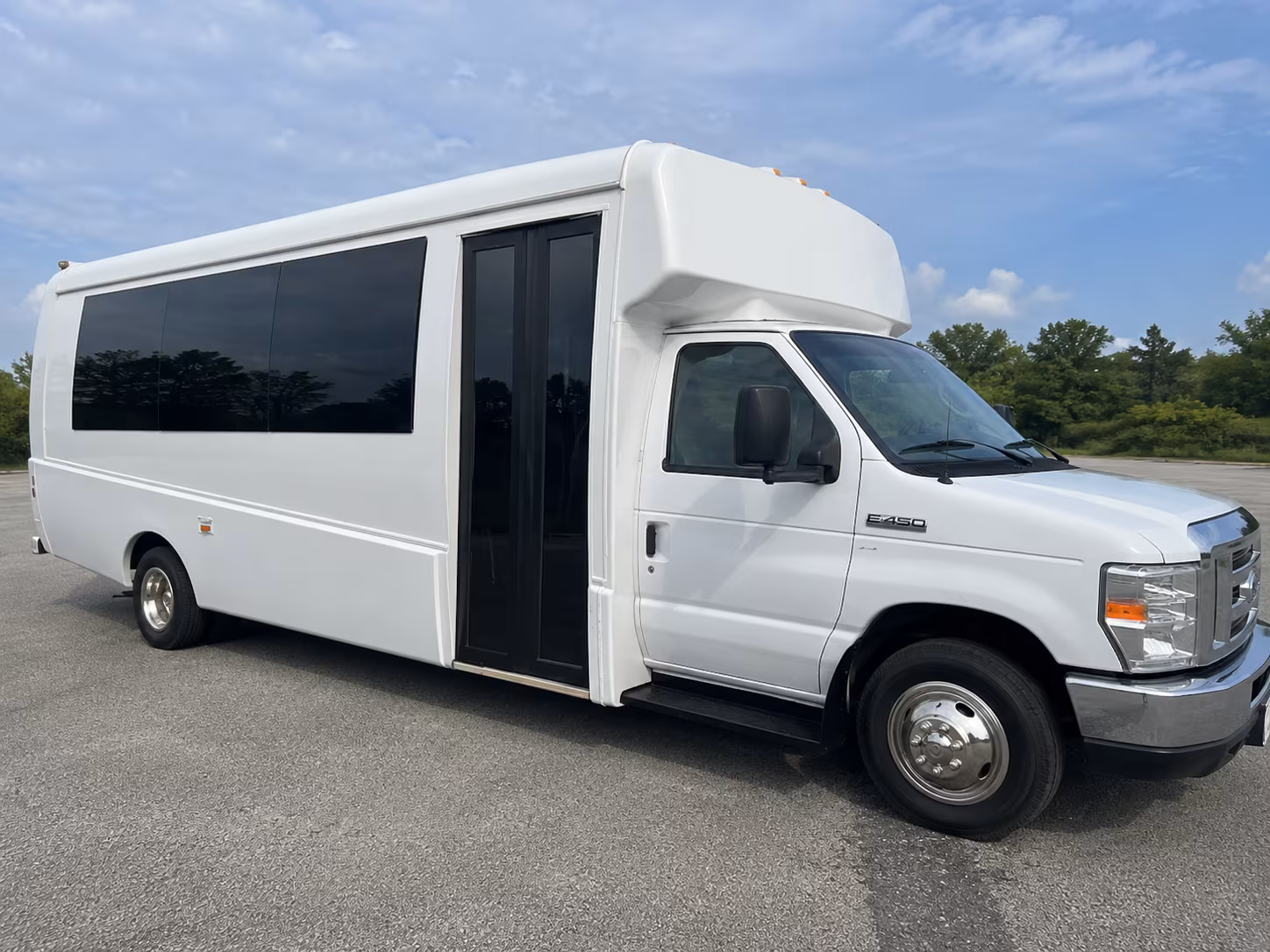 Las Vegas Prom & Homecoming Transportation party bus exterior