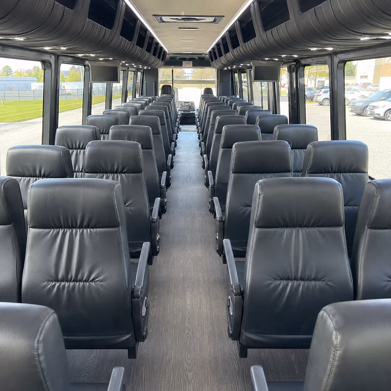 Las Vegas School Event Transportation party bus exterior