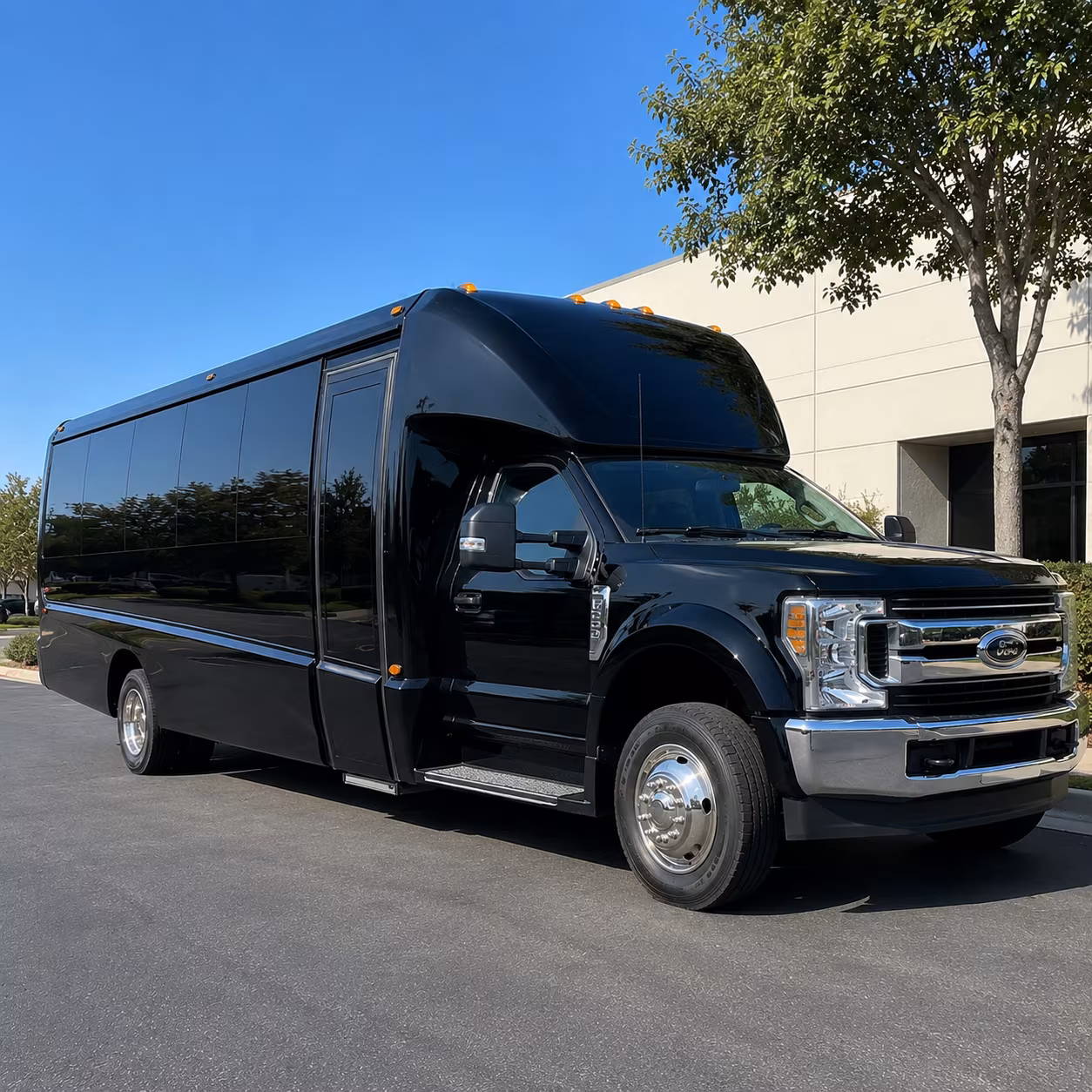 Las Vegas School Event Transportation party bus exterior