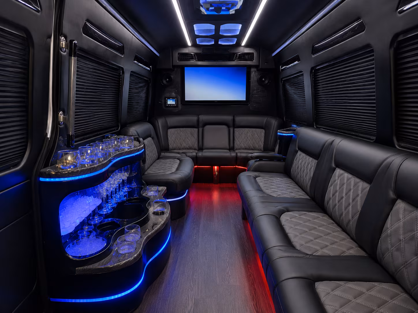 Las Vegas School Event Transportation onboard seating
