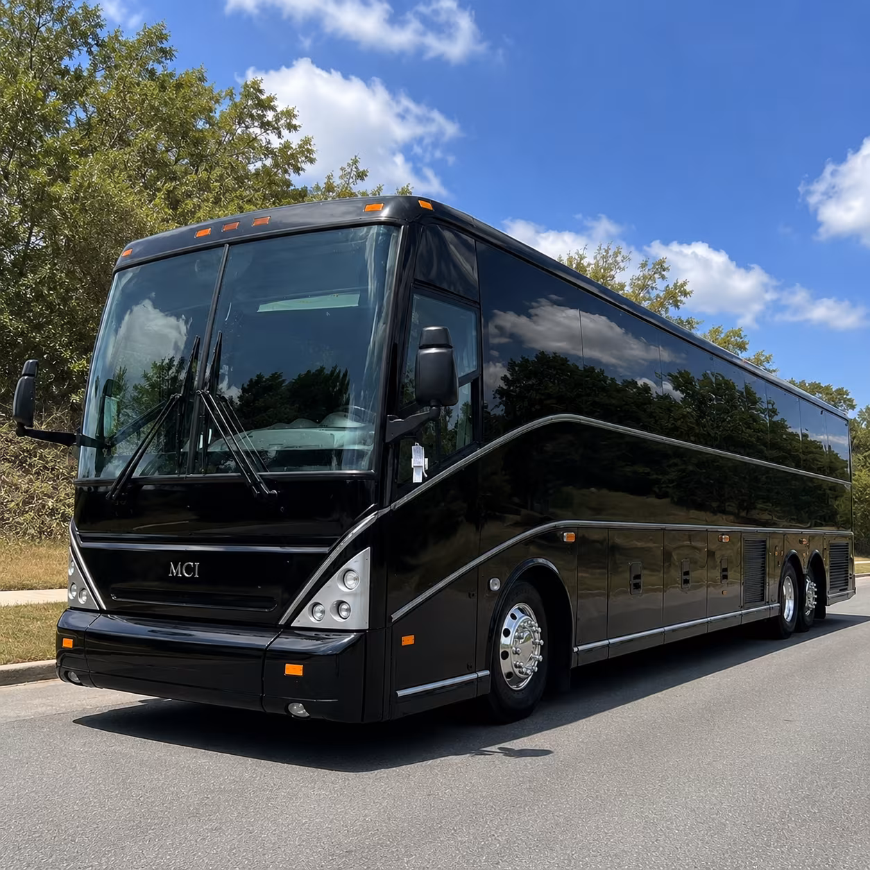 Las Vegas School Event Transportation party bus exterior