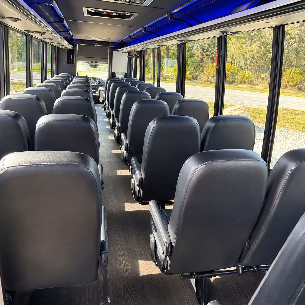 15-35 Passenger Minibus Inside