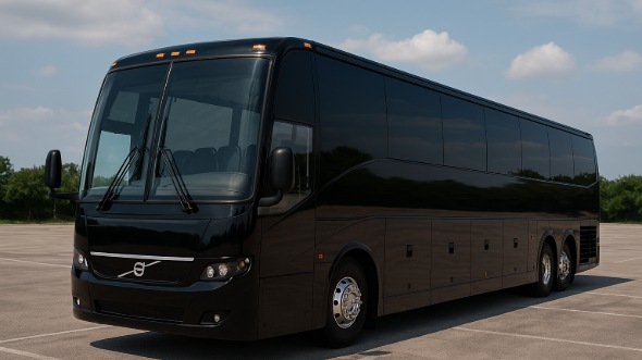 Exterior of Charter Bus Company Las Vegas's 40 Passenger Charter Bus in Las Vegas