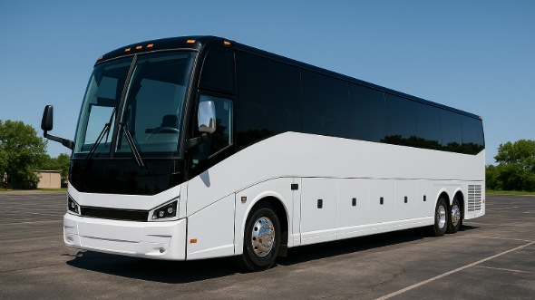 Exterior of Charter Bus Company Ontario's 50 Passenger Party Bus in Ontario