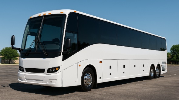 Exterior of Charter Bus Company Las Vegas's ADA Charter Bus in Las Vegas